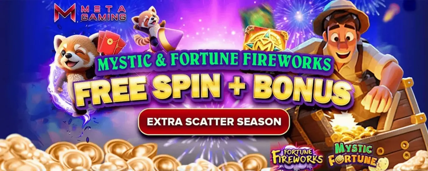 Free spin bonus fireworks season.