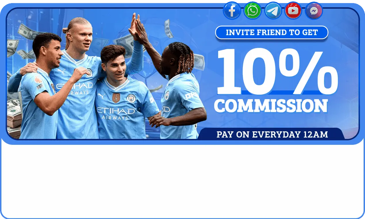 Invite friends for 10% commission.