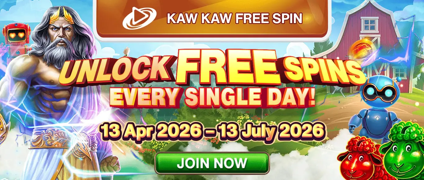 Unlock free spins daily!